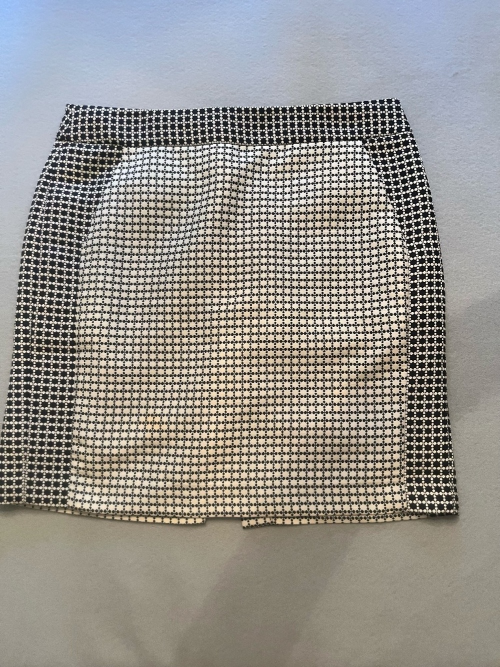 Banana Republic | Mixed Media Tuxedo Polka Dot Pencil Skirt